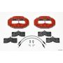Wilwood 140-10789-R D8-4 Front Caliper Kit Red Corvette C2 / C3 65-82