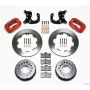 Wilwood 140-2115-R Forged Dynalite P/S Rear Kit Red Big Ford 2.36in Offset