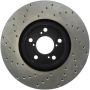Stoptech 128.40071L Drilled Sport Brake Rotor