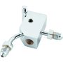 TwinPower 035976 Twin Power Chrome Brake Tee 90 Degree Male AN3 W 1/8 NPT Port Custom
