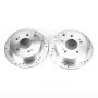 PowerStop JBR1130XPR PowerStop Evolution Performance Drilled, Slotted & Plated Brake Rotor Pair