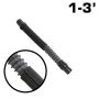Rugged Radios MAC-X-HOSE-12 1 to 3 Ft MAC-X Expandable Ultra Flex Helmet Air Pumper System Hose by
