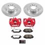 PowerStop KC7301-36 Z36 Truck and SUV Ceramic Brake Pad, Drilled & Slotted Rotor, and Caliper Kit