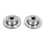 PowerStop EBR1022XPR PowerStop Evolution Performance Drilled, Slotted & Plated Brake Rotor Pair