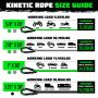 Rhino USA KROPE-78X20-GRY Kinetic Energy Recovery Rope (7/8In X 20Ft) Gray