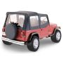 Rampage 68115 1976-1983 Jeep CJ5 Complete Top - Black Denim