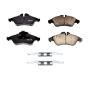 PowerStop 17-950 PowerStop - Z17 Low-Dust Ceramic Brake Pads with Hardware