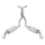 Stainless Works CA10CBC 2010-15 Camaro 6.2L 3in Exhaust X-Pipe Chambered Turbo Mufflers Polished Tips