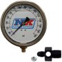Nitrous Express 15542 Nitrous Pressure Gauge 4 inch-high accuracy 6AN