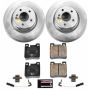 PowerStop CRK5053 Genuine Geomet Coated Rotor and Carbon-Fiber Ceramic Brake Pad Kit