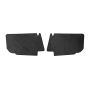 Corsa Performance AC010 Pair of black aluminum exhaust cavity rear wheel self-adhesive heat wrap