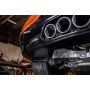 Corsa Performance AC012 Pair of black aluminum exhaust cavity rear wheel self-adhesive heat wrap
