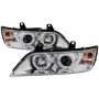 SPYDER 5009098 Projector Headlights - LED Halo - Chrome
