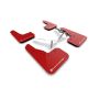 Rally Armor MF90-UR-RD/WH Red Mud Flap/White Logo