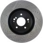 Stoptech 127.46076R Slotted & Drilled Sport Brake Rotor