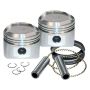 S&S Cycle 920-0115 2007+ BT 4in Piston Set - .010in