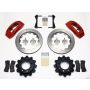 Wilwood 140-9406-R TC6R Rear Kit 16.00in Red 1999-2010 GM Trk 2500 HD 4.84 Cntr