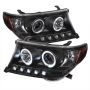 SPYDER 5008275 Projector Headlights - LED Halo - Black