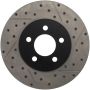StopTech 03-09 Lincoln Town Car / 03-09 Mercury Grand Marquis Front Right Slotted & Drilled Rotor