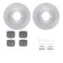 Dynamic Friction 6512-67121 Rotor Kit