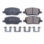 PowerStop 17-1093 PowerStop - Z17 Low-Dust Ceramic Brake Pads with Hardware