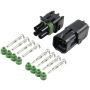 ALLSTAR PERFORMANCE ALL76269 4-Wire Weather Pack Connector Kit Square