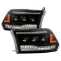 SPYDER 5088666 High-Power LED Module ( Low Beam ) Equipped Headlights - Version 2 - Black