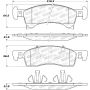 Stoptech 308.09340 Street Brake Pads