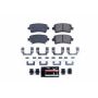 PowerStop Z23-1430 PowerStop - Z23 Daily Driver Carbon-Fiber Ceramic Brake Pads with Hardware Kit