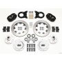 Wilwood 140-11074 Forged Dynalite Front Kit 12.19in 1970-1973 Mustang Disc & Drum Spindle