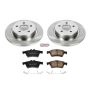 PowerStop KOE4613 OE Stock Replacement Low-Dust Ceramic Brake Pad and Rotor Kit
