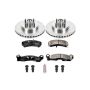 PowerStop KOE1279 OE Stock Replacement Low-Dust Ceramic Brake Pad and Rotor Kit