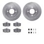Dynamic Friction 6512-74129 Rotor Kit