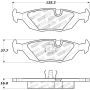 Stoptech 308.02790 Street Touring Brake Pads