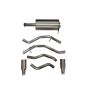 CORSA Performance 21035 Corsa 19-24 Ram 1500 5.7L Crew Cab w/ 57in or 76in Bed Cat-Back Dual Rr Exit 5in Satin Polished Tips