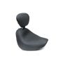Mustang Motorcycle 79336 Mustang 18-21 Harley Fat Bob Wide Tripper Solo Seat w/ Driver Backrest - Black