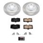 PowerStop SC2367 Semi-Coated Rotor and Low-Dust Ceramic Brake Pad Kit