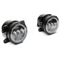 Raxiom J143371 07-18 Jeep Wrangler JK Axial Series 4-In LED Fog Lights w/ RGB Halo