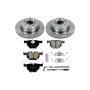 PowerStop KOE5984 OE Stock Replacement Low-Dust Ceramic Brake Pad and Rotor Kit