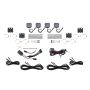 Diode Dynamics DD7751C Stage Series SXS Rock Light Installer Kit - RGBW M8 w/Controller (4-pack)