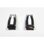Rugged Ridge 13311.25 Liftgate Hinge Covers Chrome 07-18 Jeep Wrangler