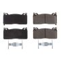 PowerStop 17-1853 PowerStop - Z17 Low-Dust Ceramic Brake Pads with Hardware