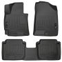 Husky Liners 98941 2014-2016 Hyundai Elantra WeatherBeater Combo Black Floor Liners