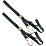 BikeMaster 100514 Tiedown Integrated Softhook - Black