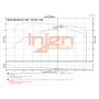 Injen 16-18 Ford Focus RS L4-2.3L Turbo Bar and Plate Front Mount Intercooler