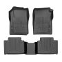 WEATHERTECH WEA44751-1-2 Black Front And Rear Floorliners