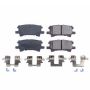 PowerStop 17-996 PowerStop - Z17 Low-Dust Ceramic Brake Pads with Hardware