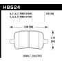 Hawk Performance HB524F.740 HPS Disc Brake Pad