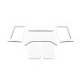 Design Engineering 50292 Headliner Kit Jeep Wrangler JK 2011-18 4 Door White