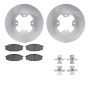 Dynamic Friction 6512-67124 Rotor Kit